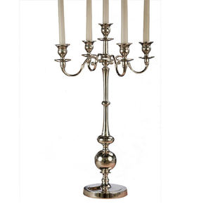 <b>Tall</b> Ebony Floor Base Candelabra 5-Arms Metal <b>Candle</b> <b>Holder</b> Home Decoration Durable Candlestick for Centerpiece - Product Image 3