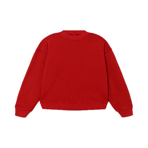 Sudadera Casual de Lona Bordada para Mujer, Ecológica, Transpirable, Resistente al Viento, de Algodón/Bambú, 220g, Cuello Redondo, Corte Regular - Product Image 1