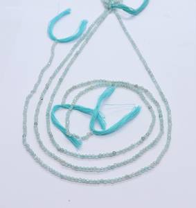 ลูกปัดอะความารีนทรงกลมเจียระไนขนาด 2 มม. ลูกปัดพลอยอะความารีนสีน้ำเงินธรรมชาติ ลูกปัดอะความารีนทรงกลมเจียระไนสำหรับทำเครื่องประดับ - Product Image 6