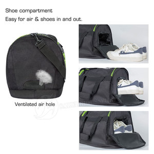 Polyester Luxury Promotional Custom Compartment Gym Bag Waterproof Sport Fitness High Quality 40-55L Capacity <b>Adjustable</b> <b>Strap</b> - Product Image 5