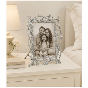 Luxury Silver <b>Twig</b> Photo Frame Custom Cast Metal Branch Picture Frame Tabletop <b>Decorative</b> Zinc Alloy Photo Frame <b>for</b> Home Hotel - Product Image 4