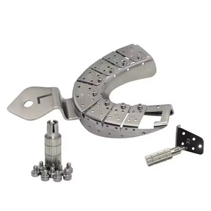 Ensemble de gouttières d'empreinte dentaire Azicon en acier inoxydable réutilisables et autoclavables pour implants ouverts et fermés - Product Image 2