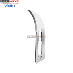 Lames de scalpel manuelles 100 pièces en acier inoxydable allemand, emballées individuellement, lames chirurgicales stériles pour la chirurgie générale + 1 manche - Product Image 6