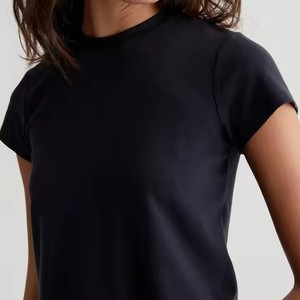 Camiseta de Verano para Mujer, Cuello Redondo, Casual, Talla Grande, Manga Corta, Secado Rápido, en Oferta - Product Image 4