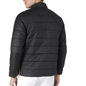 Wholesale Unisex Puffer Jacket High Quality Custom Design Streetwear Windproof Waterproof Zipper Closure <b>Stand</b> Hooded Jacket - Product Image 5