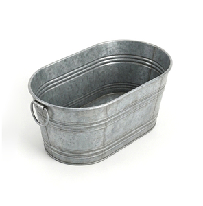 Bac ovale en fer galvanisé de 16 gallons - Product Image 1