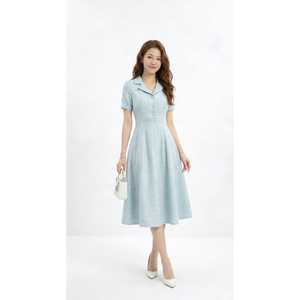 Meilleur prix de gros pour robe élégante pour femmes, style respirant, service OEM ODM personnalisé, robe décontractée pour femmes - Product Image 2