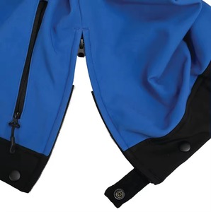 เสื้อแจ็คเก็ตแบบมีฮู้ดสำหรับเล่นกีฬา ทำงานกลางแจ้ง กันน้ำ กันลม สะท้อนแสง พร้อมโลโก้สั่งทำพิเศษ (OEM) - Product Image 2