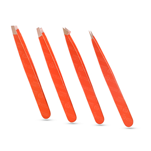 Pinzas para Cejas de Acero Inoxidable con Punta Inclinada para Eliminar Vello, Ecológicas, Antiestáticas, para Definir, Esculpir y Arreglar - Product Image 1