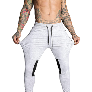 Pantalon de jogging décontracté pour homme, personnalisé, imperméable, anti-boulochage, brodé, avec cordon de serrage, pour la salle de sport et le fitness - Product Image 6
