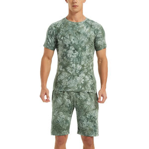 Ensemble de survêtement d'été pour hommes de haute qualité, t-shirt et short à manches courtes, ensembles jumeaux pour hommes, design personnalisé, prix de gros - Product Image 1