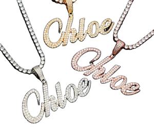 Colgante con nombre personalizado, colgante con nombre ostentoso helado, colgante personalizado y otras joyas de diamantes - Product Image 1