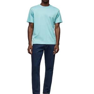 Camisetas Transpirables para Hombre, Color Sólido, al por Mayor, Nuevas, de Alta Calidad, de Poliéster, con Logotipo Personalizado, Casuales - Product Image 5