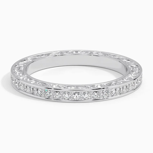 Premium Gold Plated 925 Sterling <b>Silver</b> Moissanite <b>Eternity</b> <b>Ring</b> for Women Bridal Wedding Jewelry and Gift - Product Image 1