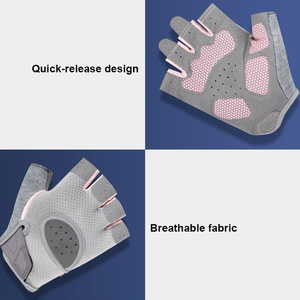 Guantes Deportivos de Cuero Elegantes para CrossFit y Ejercicio, Medios Dedos, para Estilos de Vida Activos, Forro Interior Suave, Previenen Rozaduras y Bolitas - Product Image 6