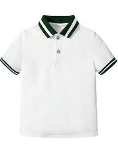 Camiseta de Golf Personalizada de Manga Corta, Tejido Sólido 100% Algodón, Transpirable, Informal, para Verano, Cómoda para Hombre - Product Image 1