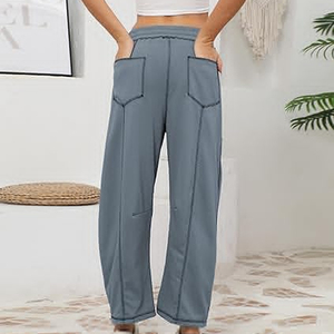 Women Relaxed Cargo Pants Wide Leg Sweatpants High Waist <b>Drawstring</b> Casual Streetwear Joggers - Product Image 5