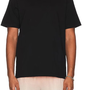 Streetwear Graphic Digital Men's <b>Black</b> Regular Fit Cotton T-Shirt O-Neck Short Sleeve Solid Color Casual Jersey Knit <b>Top</b> - Product Image 3
