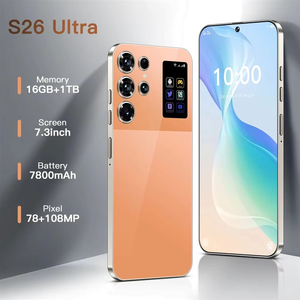 สมาร์ทโฟน Metalic Frame S26 Ultra 5G หน้าจอ 7 นิ้ว ปลดล็อคแล้ว รองรับซิมคู่ หน่วยความจำ 16GB+1TB หน้าจอ LED สมาร์ท 4K รองรับ LTE - Product Image 2