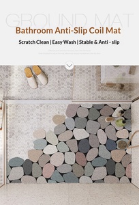 แผ่นรองอาบน้ำกันลื่นแบบตัดได้ ทำจากใยบวบ กันน้ำ สำหรับใช้ในห้องอาบน้ำ - Product Image 4