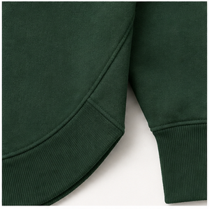 เสื้อสเวตเชิ้ตคอเต่าทรงยาวสีเขียวป่าสำหรับผู้หญิง รุ่น WSS-0017 - Product Image 5
