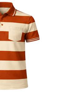 Polo de Algodón Personalizado para Hombre en Color Granate con Cuello y Ribete de Manga en Contraste Negro, Corte Clásico, Casual, Verano, Suministro al por Mayor OEM - Product Image 3