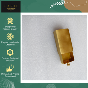 Hot Sale on Handmade Eco-Friendly Recyclable and Durable Modern Brass Water Resistant Safety <b>Matchbox</b> Cover with Sliding Drawer - Product Image 3