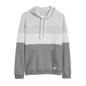 Sweat-shirt à capuche pour homme, coupe classique, en molleton de coton, style color block, décontracté, pour l'automne, avec poche - Product Image 1