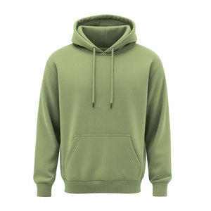 Sudadera con Capucha Gris Básica para Hombre, Hombros Caídos, Unisex, de Algodón y Felpa, GRIS - Product Image 6