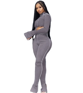 Conjunto de dos piezas de tendencia para mujer Elegante 2 conjuntos Lady Sexy Jogging Outfits 2026 - Product Image 5