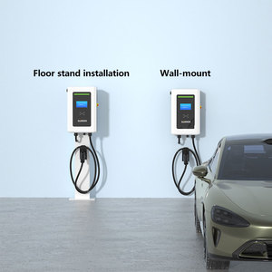 สถานีชาร์จรถยนต์ไฟฟ้าแบบติดผนัง 20kW-40kW เครื่องชาร์จไฟฟ้ากระแสตรง หน้าจอสัมผัส LCD 7 นิ้ว ระบบชำระเงินด้วยบัตร RFID รองรับ CCS1 CCS2 GB T CHAdeMO - Product Image 3