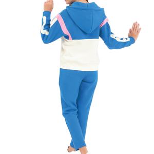 Conjunto Deportivo Personalizado de Dos Piezas para Mujer, Sudadera con Capucha Lisa y Pantalones Deportivos, Chándal de Gimnasio con Cremallera Completa y Dos Colores - Product Image 2