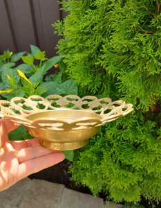 Venta al por mayor: Novedad, cuencos decorativos de latón hechos a mano con diseño coreano, bandeja grabada para exhibir joyas, llaves y artículos del hogar. - Product Image 2