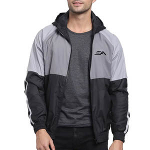 Chaquetas Cortavientos de Invierno Personalizadas con Cuello Alto y Logotipo Frontal, MOQ Bajo, Alta Calidad, Transpirables y Ecológicas - Product Image 1