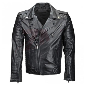 Veste d'hiver en cuir de style unique, veste en cuir d'agneau véritable avec impression de logo personnalisée, vente chaude - Product Image 1