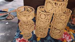 Paniers en raphia naturel artisanaux en gros – Bacs de rangement écologiques en fibres végétales tressées – Organisateurs d'intérieur bohèmes - Product Image 5