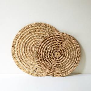 Eco Friendly Handmade Woven Braided Bamboo Rattan Cup Placemat From Vietnam Cheap Price High Quality Best Selling - Product Image 2