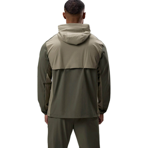 Wholesale Custom Made Windbreaker <b>Jacket</b> Nylon <b>Track</b> Pants <b>Men</b> Lightweight Sweat suit Set Reflective Training Windbreaker Set - Product Image 2