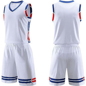 Uniforme de basketball unisexe de qualité supérieure, respirant, avec logo personnalisable, disponible en grandes tailles - Product Image 2