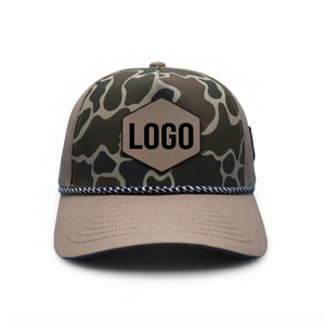 Gorra de Béisbol Deportiva Personalizada con Logotipo de Silicona, para Golf y Tenis, con Tela Impermeable de Camuflaje, Visera Curva y Perforada para Exteriores - Product Image 1