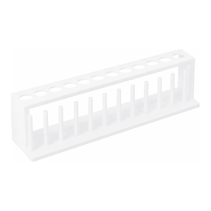 Support pour tubes à essai en PP à 12 trous avec piquets de séchage pour tubes de laboratoire de 22 mm - Product Image 1