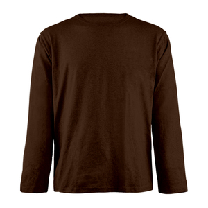 T-shirt à col ras du cou pour homme, manches longues, en polyester/coton tricoté, coupe ajustée, respirant, qualité supérieure, service OEM, vente en gros - Product Image 3