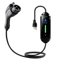 Cargador de CA portátil ajustable TSX nuevo con enchufe UE/EE. UU. de 3.5/7kW 16A/32A para vehículos eléctricos con conector Tipo 2 y carcasa IP67