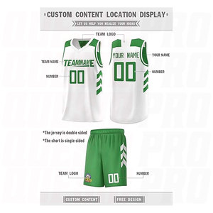 Maillots de basketball réversibles en mesh pour hommes, personnalisés avec impression par sublimation, dernier design, qualité supérieure, prix de gros en vrac - Product Image 4