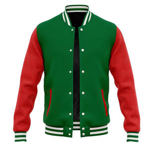 Chaquetas Universitarias Personalizadas con Logotipo para Hombre, Tallas Grandes, Estilo Urbano, Chaqueta Universitaria Lisa con Letras, Ropa Varsity al por Mayor - Product Image 3