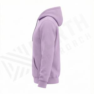 Sweat à capuche pour homme à manches longues, couleur personnalisée, logo sur mesure, 100% coton, doublure hiver, épais, vente en gros - Product Image 3