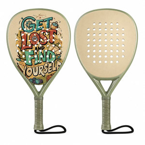 Paleta de Paddle Prémium con Logotipo Personalizado Impreso, Diseño de Lágrima, Ligera, Portátil, Antideslizante, para Diversión en el Patio Trasero - Product Image 1