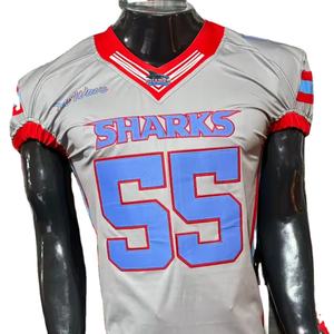 Maillot d'uniforme de football américain personnalisé de qualité supérieure avec soin Fabriqué au Pakistan 32 équipes AA porte une taille plus caractéristique - Product Image 1