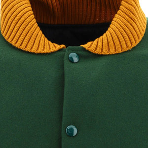 Veste Letterman pour homme, chaude pour l'hiver, écologique, respirante, tissu doux, confortable, logo sur le devant, style décontracté - Product Image 4