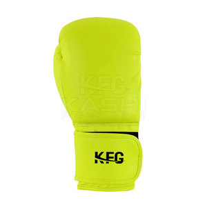 Guantes de Boxeo de Cuero Hechos en Fábrica con Correa de Muñeca Adicional, Transpirables y que Absorben la Humedad, para Entrenamiento Profesional de Kick Boxing - Product Image 2